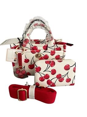 OH MY CHERRIES 3 PC. CROSSBODY HANDBAG SET